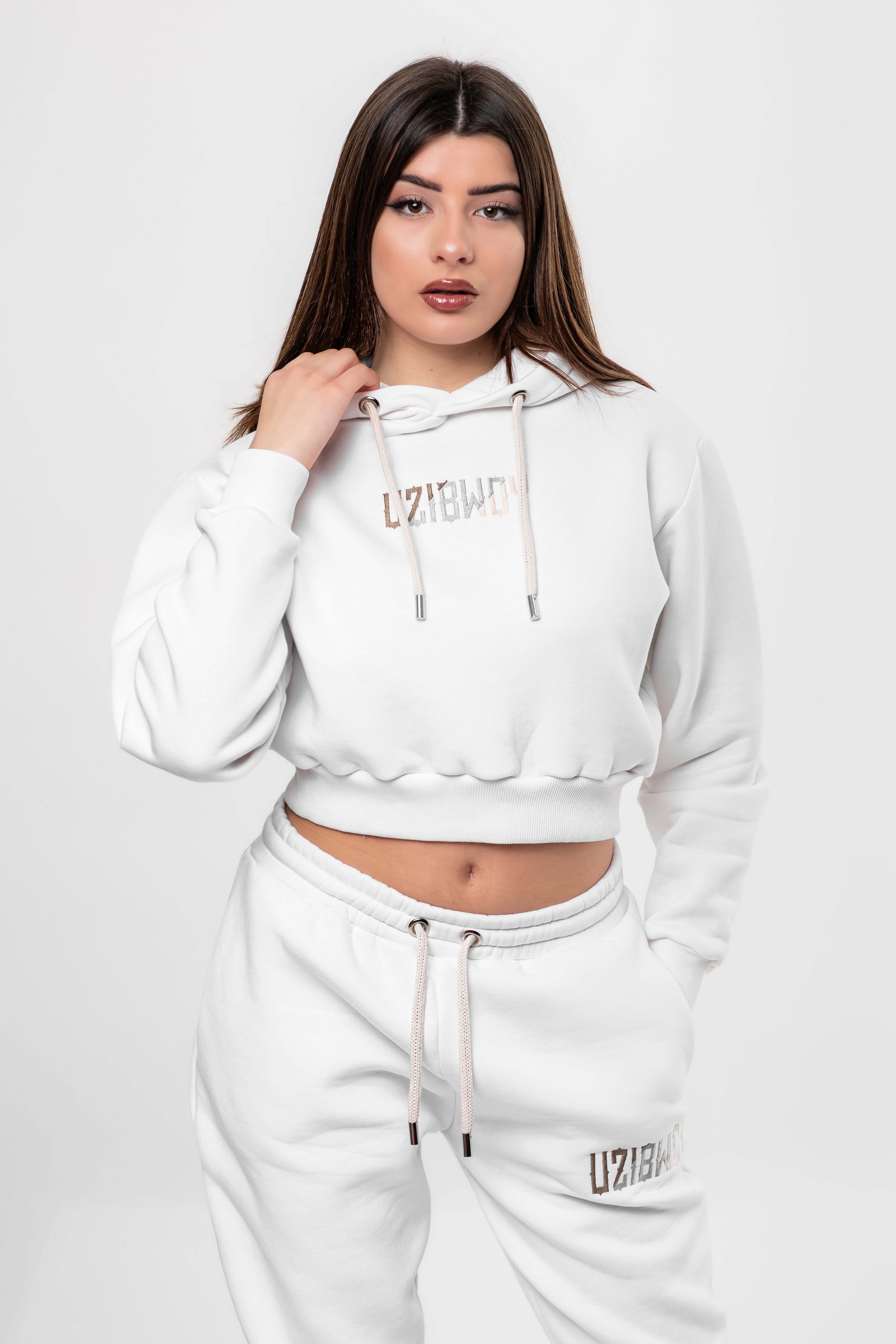 Latitant Cropped Hoodie