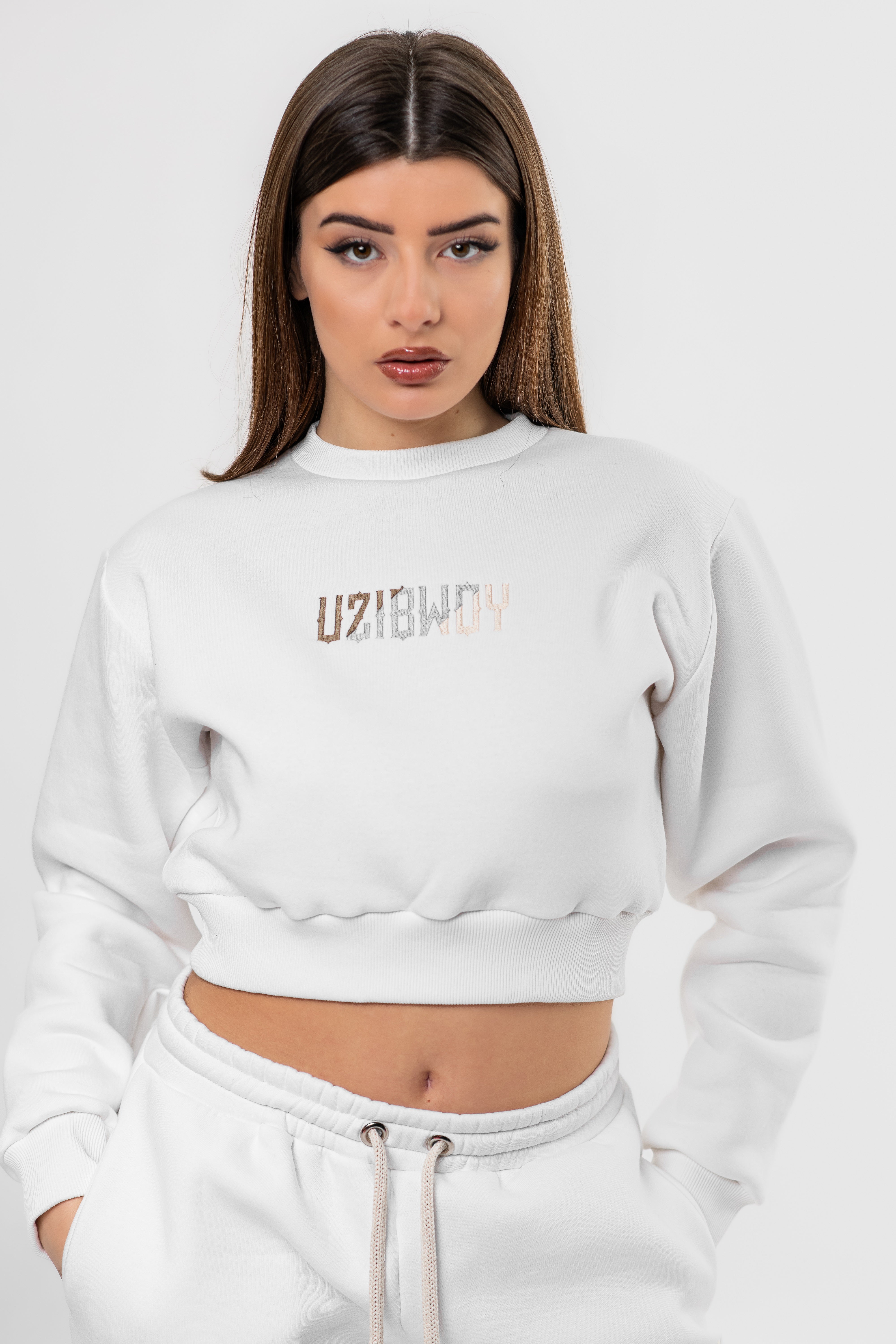 Latitant Cropped Sweatshirt