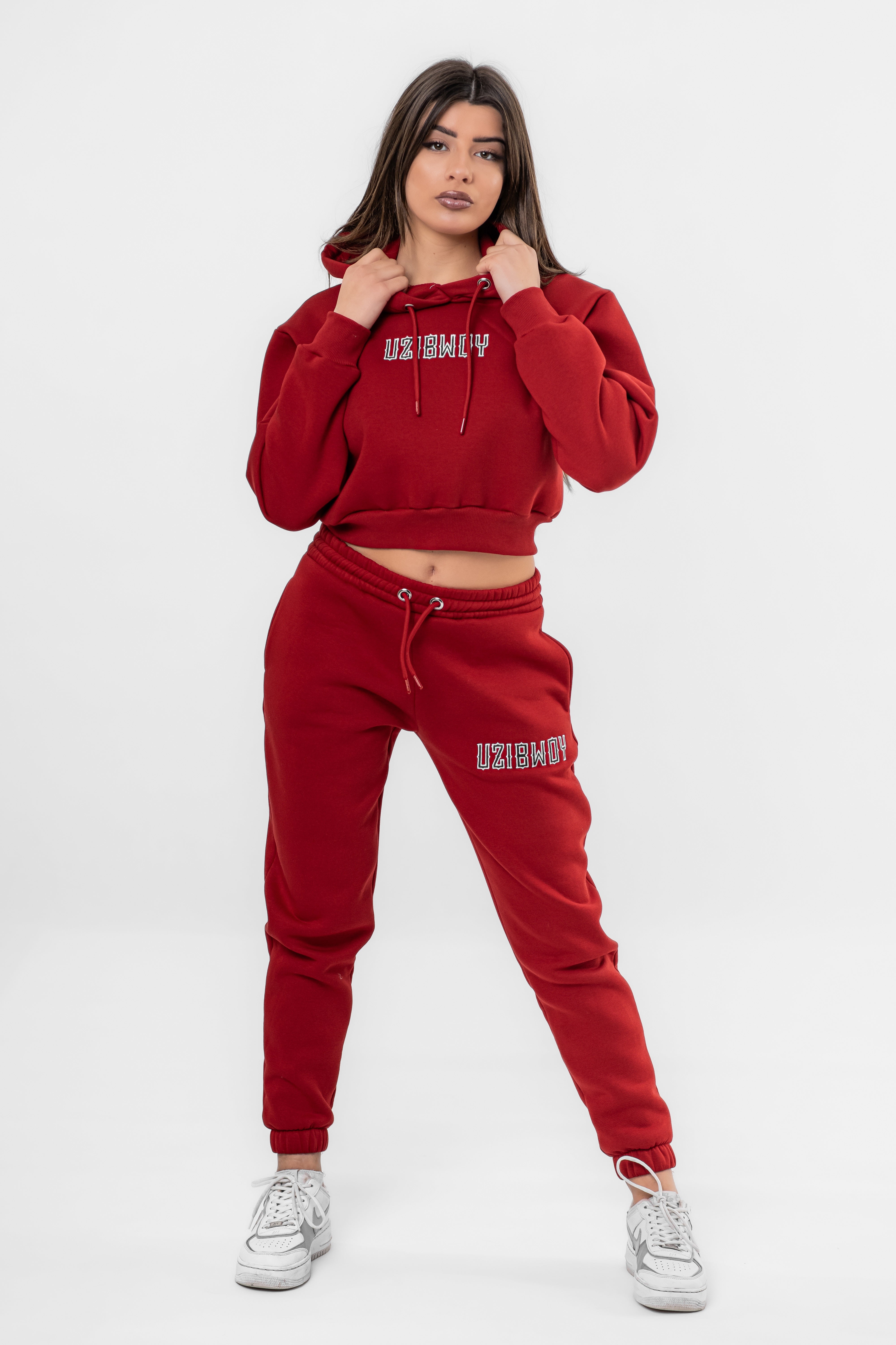 Latitant cropped hoodie