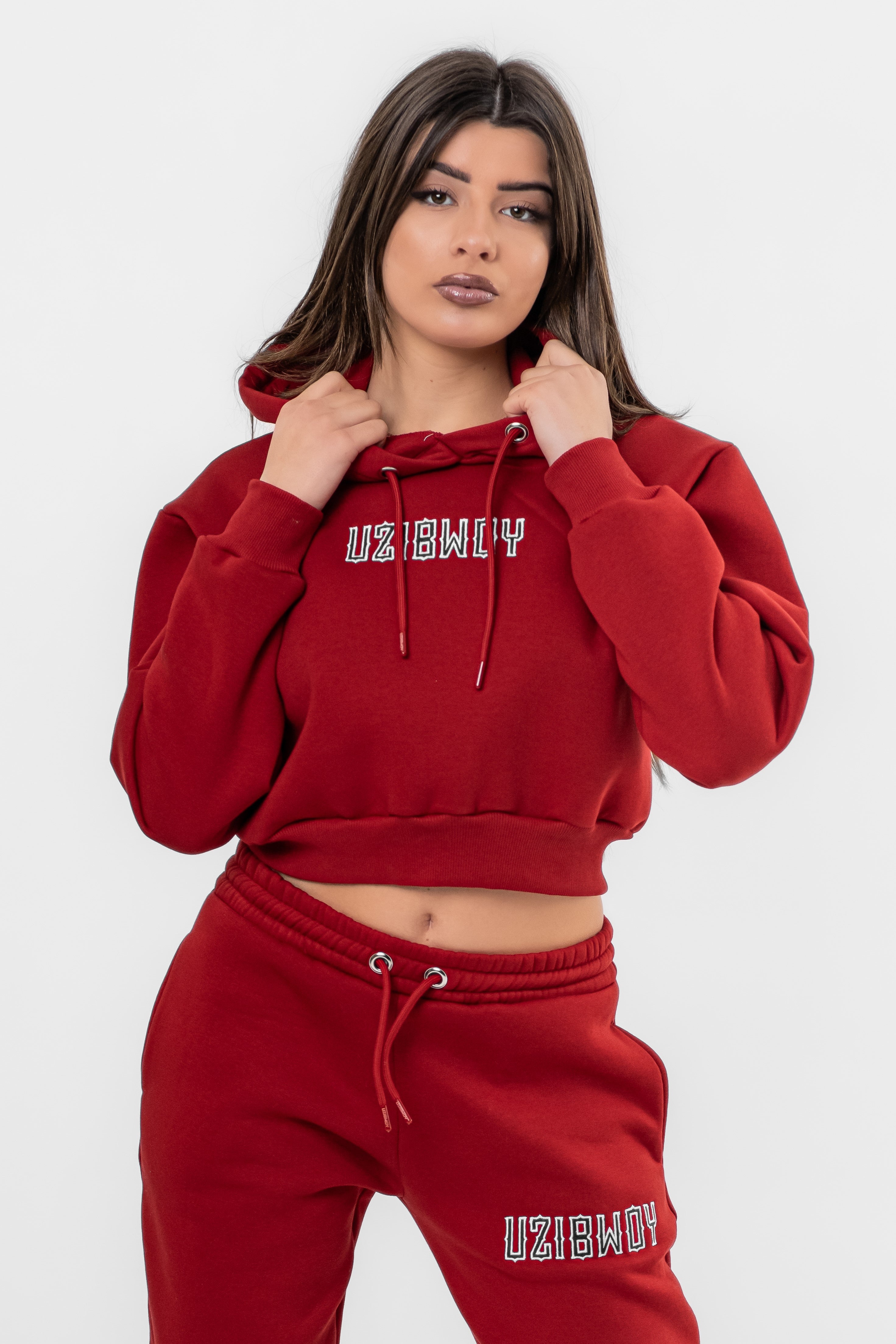 Latitant cropped hoodie